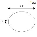 SLV LED Leuchtmittel QPAR51, GU10, 4000K, 460lm, Gehäuse weiß