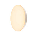 SLV Applique et plafonnier SIMA SENSOR rond IP44, blanche