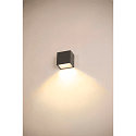 SLV Luminaire mural dextrieur SITRA S WL SINGLE Bas, CCT Switch IP65, anthrazit 