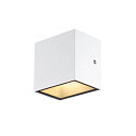 SLV Luminaire mural dextrieur SITRA S WL SINGLE Bas, CCT Switch IP65, blanche 