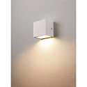 SLV Luminaire mural dextrieur SITRA S WL SINGLE Bas, CCT Switch IP65, blanche 