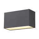 SLV Luminaire mural dextrieur SITRA M WL UP/DOWN CCT Switch, commutable IP65, anthrazit 