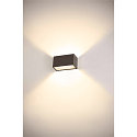 SLV Luminaire mural dextrieur SITRA M WL UP/DOWN CCT Switch, commutable IP65, anthrazit 
