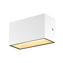 Luminaire mural dextrieur SITRA M WL UP/DOWN CCT Switch, commutable IP65, blanche 