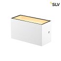 SLV LED Außenwandleuchte SITRA M WL UP/DOWN, IP65 IK05, 20cm, 14W 3000/4000K (CCT Switch) 1700lm 2x95°, weiß