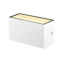 SLV Luminaire mural dextrieur SITRA M WL UP/DOWN CCT Switch, commutable IP65, blanche 