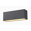 SLV Luminaire mural dextrieur SITRA L WL UP/DOWN CCT Switch, commutable IP65, anthrazit 
