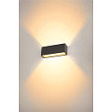 SLV Luminaire mural dextrieur SITRA L WL UP/DOWN CCT Switch, commutable IP65, anthrazit 