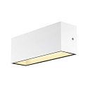 SLV Luminaire mural dextrieur SITRA L WL UP/DOWN CCT Switch, commutable IP65, blanche 