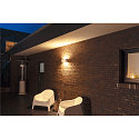 SLV Luminaire mural dextrieur SITRA L WL UP/DOWN CCT Switch, commutable IP65, blanche 