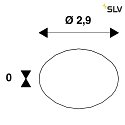 SLV Ampoule LED R7s 118mm 15W 2000lm 3000K 330° CRI 90 gradable