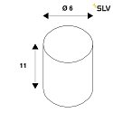SLV Lampadina LED E27 9W 800lm 2700K 220° CRI 90 dimmerabile