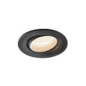 LED Ceiling recessed luminaire NUMINOS MOVE S, 4000K, 55, black/white