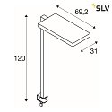 SLV Lampada da tavolo WORKLIGHT IP20, Nero