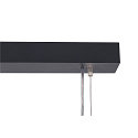 Luci a sospesione WORKLIGHT DALI su / giù, controllabile da DALI, UGR < 19 IP20, nero dimmerabile
