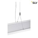 SLV Luminaire à suspension WORKLIGHT DALI haut bas, contrôlable par DALI, UGR < 19 IP20, blanche gradable