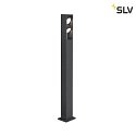 SLV Outdoor LED Stehleuchte ESKINA FRAME 125 DOUBLE CCT, IP65 IK06, 125cm, 27W 3000/4000K 95°/95°, verstellbar, anthrazit