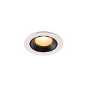 LED Ceiling recessed luminaire NUMINOS XS, 2700K, 55, white/black