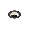LED Ceiling recessed luminaire NUMINOS XS, 4000K, 20, black/chrome