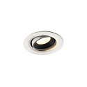 LED Ceiling recessed luminaire NUMINOS MOVE XS, 4000K, 40, white/black