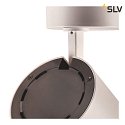 SLV LED Ceiling luminaire NUMINOS® SPOT DALI XL, 36W, 2700K, 24°, white / black