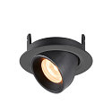 SLV Apparecchio da incasso a soffitto NUMINOS GIMBLE XS, Nero