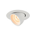 LED Ceiling recessed luminaire NUMINOS GIMBLE XS, 2700K, 40, white