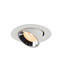 SLV LED Ceiling recessed luminaire NUMINOS GIMBLE XS, 2700K, 55, white/chrome