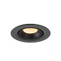 SLV LED Deckeneinbauleuchte NUMINOS GIMBLE XS, 3000K, 20, Schwarz