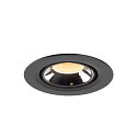SLV LED Deckeneinbauleuchte NUMINOS GIMBLE XS, 3000K, 20, Schwarz / Chrom
