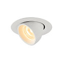 Apparecchio da incasso a soffitto NUMINOS GIMBLE XS, Bianco