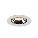 SLV Apparecchio da incasso a soffitto NUMINOS GIMBLE XS, Cromo, Bianco