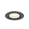 SLV LED Ceiling recessed luminaire NUMINOS GIMBLE XS, 4000K, 40, black/white