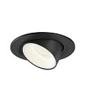 SLV Plafonnier encastr NUMINOS GIMBLE S, noir , blanche