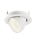 SLV Apparecchio da incasso a soffitto NUMINOS GIMBLE S, Bianco