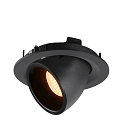 SLV LED Ceiling recessed luminaire NUMINOS GIMBLE M, 2700K, 55, black
