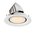 SLV Apparecchio da incasso a soffitto NUMINOS GIMBLE M, Bianco