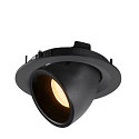 SLV LED Ceiling recessed luminaire NUMINOS GIMBLE M, 3000K, 40, black