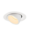SLV LED Ceiling recessed luminaire NUMINOS GIMBLE M, 3000K, 20, white