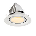 SLV Apparecchio da incasso a soffitto NUMINOS GIMBLE M, Bianco