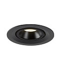 SLV LED Ceiling recessed luminaire NUMINOS GIMBLE M, 4000K, 40, black