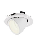 SLV LED Ceiling recessed luminaire NUMINOS GIMBLE M, 4000K, 20, white