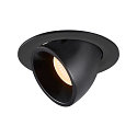 LED Ceiling recessed luminaire NUMINOS GIMBLE L, 2700K, 20, black