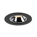 SLV LED Deckeneinbauleuchte NUMINOS GIMBLE L, 2700K, 20, Schwarz / Chrom