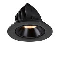 SLV LED Ceiling recessed luminaire NUMINOS GIMBLE L, 2700K, 55, black