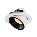 SLV Apparecchio da incasso a soffitto NUMINOS GIMBLE L, Nero, Bianco