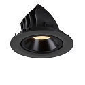 SLV LED Ceiling recessed luminaire NUMINOS GIMBLE L, 3000K, 40, black