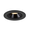 SLV LED Ceiling recessed luminaire NUMINOS GIMBLE L, 3000K, 40, black