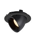 SLV LED Ceiling recessed luminaire NUMINOS GIMBLE L, 3000K, 55, black