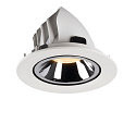 SLV Plafonnier encastr NUMINOS GIMBLE L, chrome, blanche